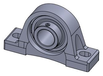 2-HOLE PILLOW BLOCK 1-3/8