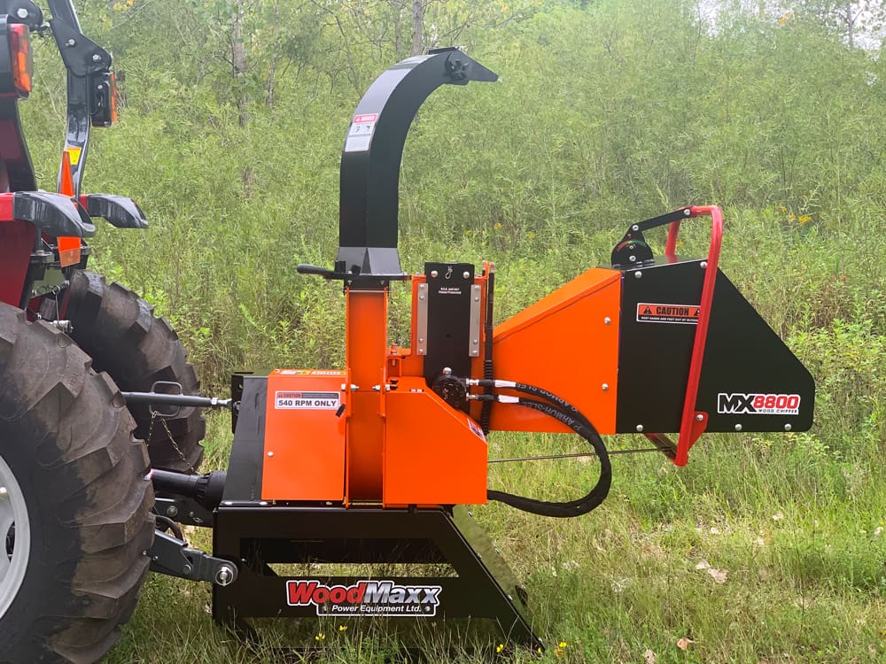 8" PTO Wood Chipper Shredder Made in the USA 3pt. Wood Chipper