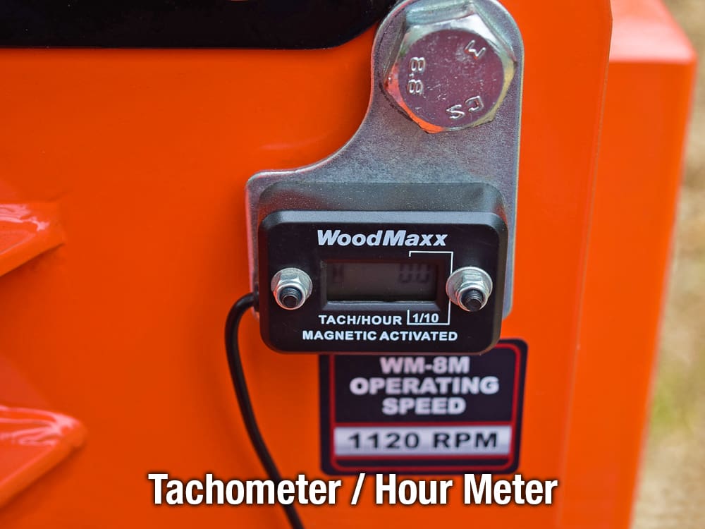 WoodMaxx 8" PTO Chipper, PTO Wood Chippers, Heavy Duty Gear Box WoodMaxx