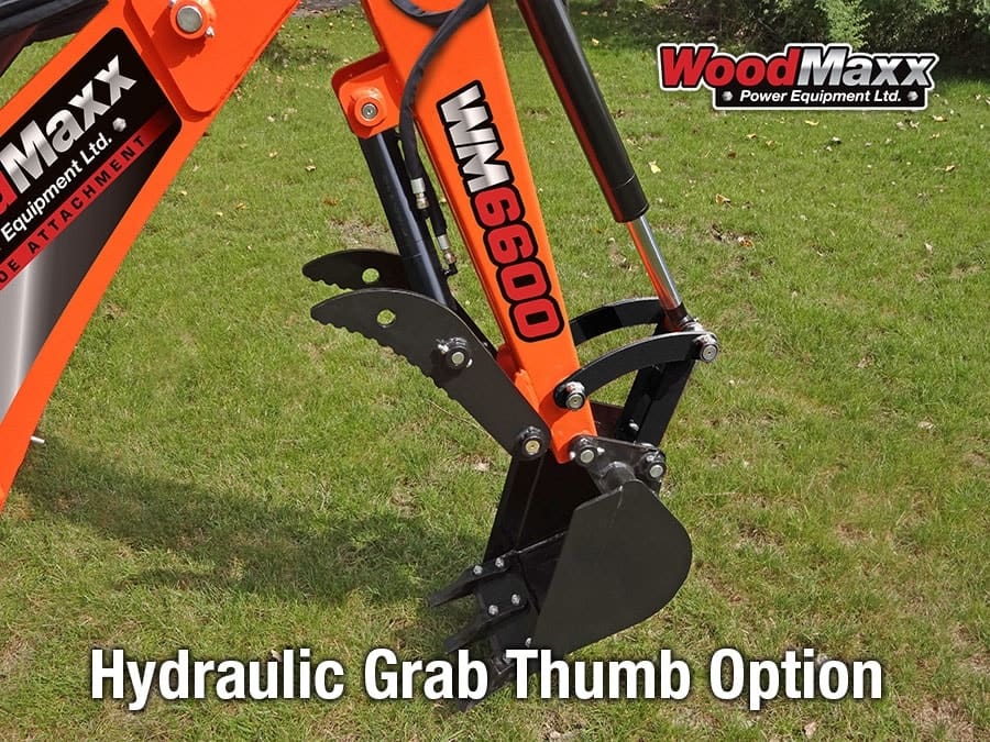 WM-6600 7' PTO Backhoe Attachment with Bucket | WoodMaxx WM-6600 7' PTO Backhoe Attachment with Bucket | WoodMaxx