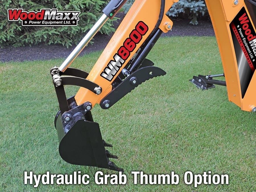 WM8600 9' Backhoe Backhoe Attachment for Tractors WoodMaxx?