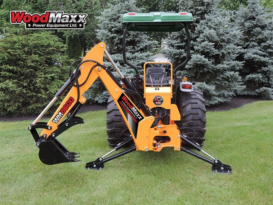 Wm 8600 9 Backhoe Backhoe Attachment For Tractors Woodmaxx