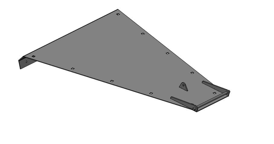 MX8500G+ Top Panel Weld Infeed Bin | Wood Chipper Parts | WoodMaxx