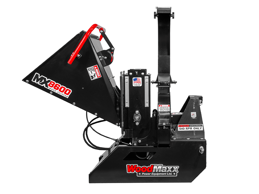 WoodMaxx MX-8600 studio photo on white background, detail view