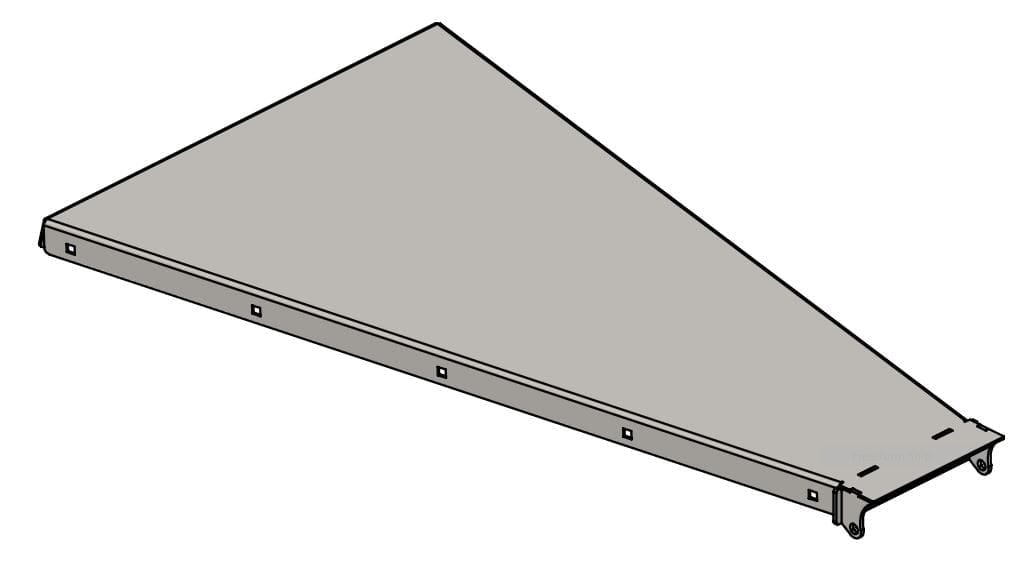 Infeed Bin Bottom Panel Weld | Wood Chipper Parts | WoodMaxx