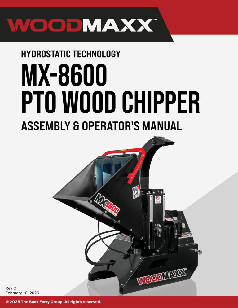 Manuals for Wood Chippers, Flail Mowers, Snow Blowers & More
